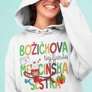 Jopica Božičkova Najdražja Medicinska Sestra — tisk na majico