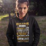 Kapucar Kraljice So Rojene Novembra — tisk na majico