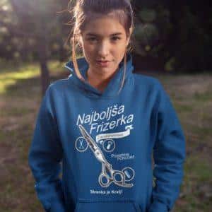 Kapucar Najboljša Frizerka — detajl natisa