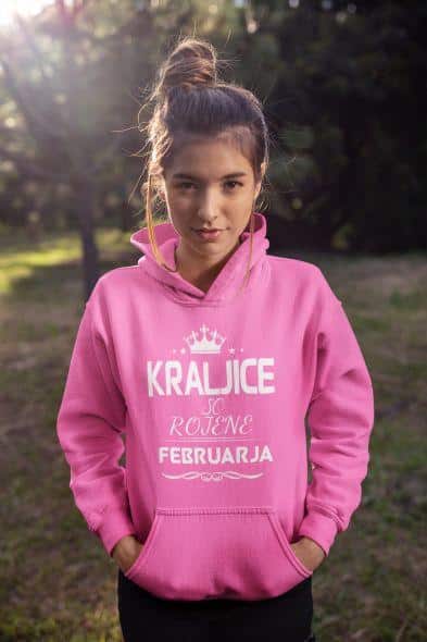 Kapucar Kraljice So Rojene Februarja — tisk na majico