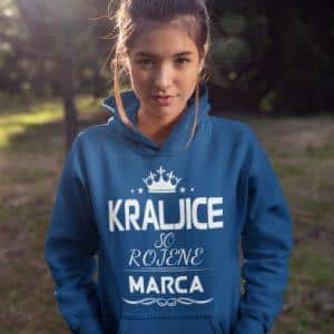 Kapucar Kraljice So Rojene Marca — detajl natisa