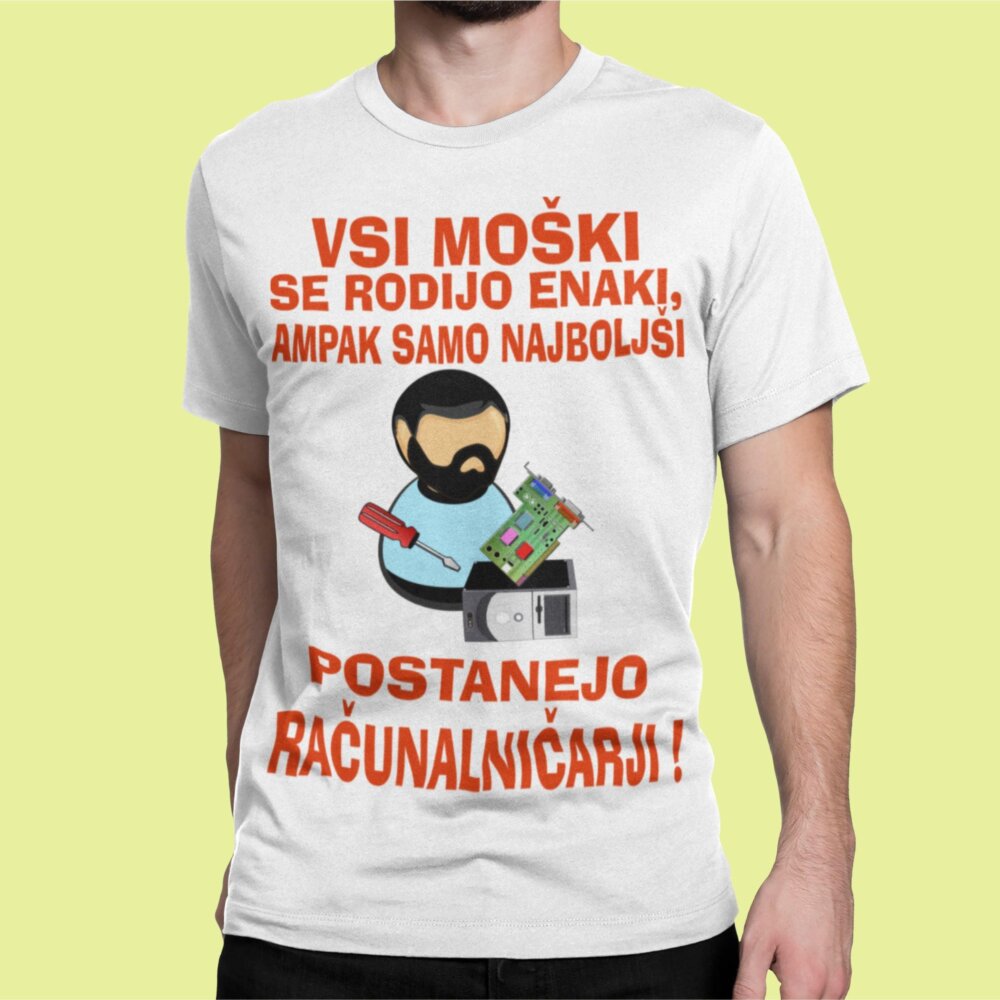 racunalnicar Majica Tako Izgleda Najboljši Računalničar — tisk na majico