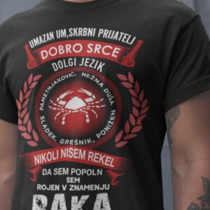 Majica Horoskop Rak — tisk na majico