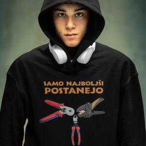 Kapucar - Samo najboljši postanejo električarji — detajl natisa