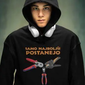 Kapucar - Samo najboljši postanejo električarji — detajl natisa