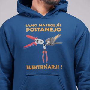 Kapucar - Samo najboljši postanejo električarji — tisk na majico