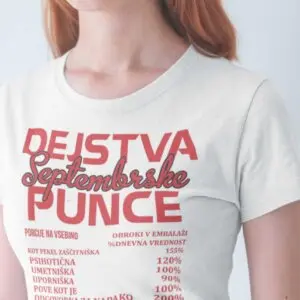 Majica Dejstva Septembrske Punce — tisk na majico