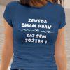 sevedaimamprav-jozica Majica - Seveda imam prav, saj sem Jožica — tisk na majico