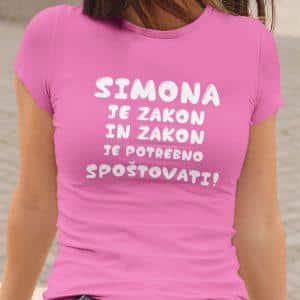 [IME po želji] je zakon in zakon je potrebno spoštovati — tisk na majico