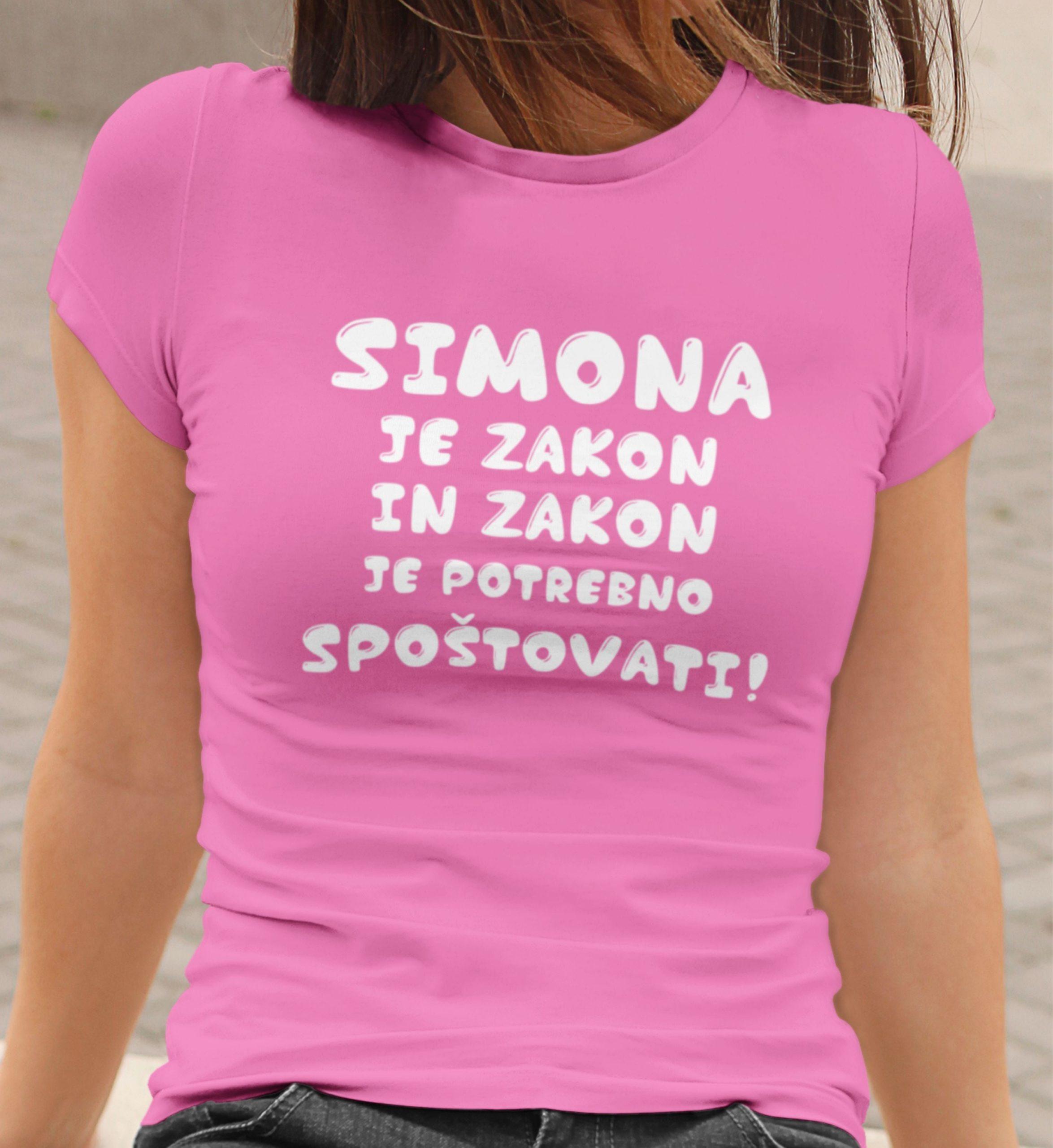 [IME po želji] je zakon in zakon je potrebno spoštovati — tisk na majico