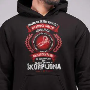 Kapucar Horoskop Škorpion — tisk na majico