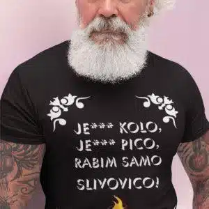 Majica Slivovica — tisk na majico