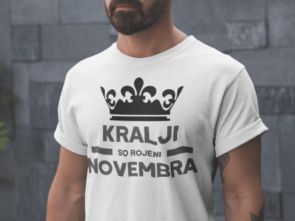 Majica Kralji So Rojeni - [MESEC PO ŽELJI] — tisk na majico