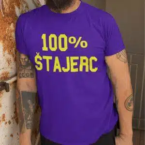 Majica - 100% ŠTAJERC — tisk na majico