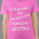 Moja sestra ima presenetljivo popolno sestro — tisk na majico