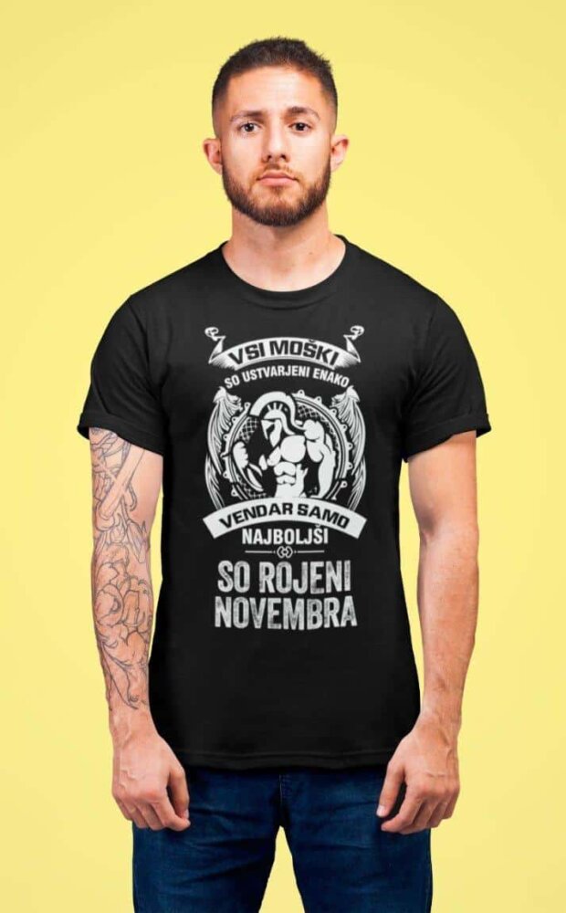 Najboljši So Rojeni [mesec po želji] Novembra — tisk na majico