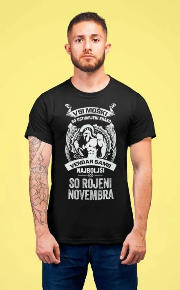 Najboljši So Rojeni [mesec po želji] Novembra — tisk na majico