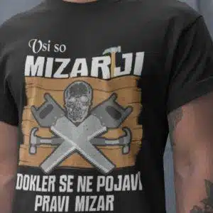 Majica Vsi So Mizarji — tisk na majico