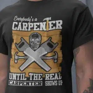 Majica Everybod's Carpenter — tisk na majico