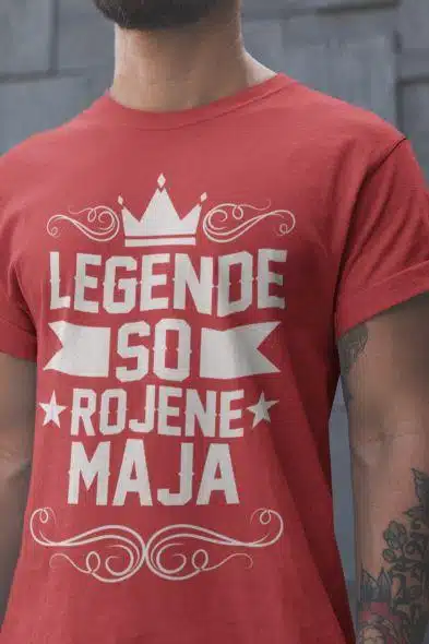 Majica Legende So Rojene - Maja — detajl natisa