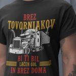 Majica Brez Tovornjakov — tisk na majico