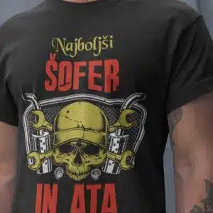 Majica Najboljši Šofer in Ata — tisk na majico