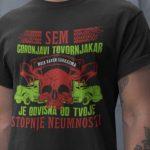 Majica Sem Godrnjavi Tovornjakar — tisk na majico