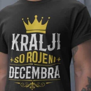 Majica Kralji So Rojeni [mesec po želji] — tisk na majico