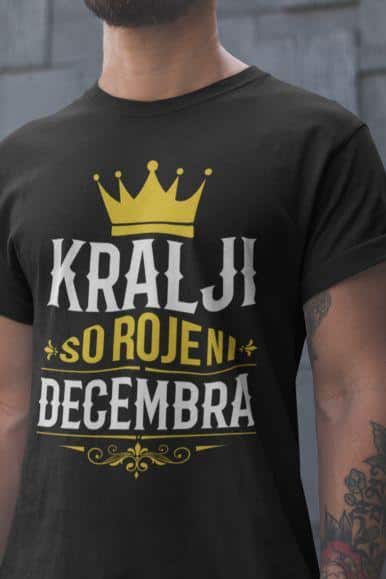 Majica Kralji So Rojeni [mesec po želji] — tisk na majico