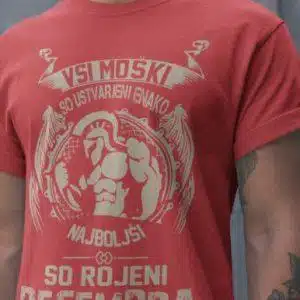Majica Samo Najboljši So Rojeni - December — detajl natisa