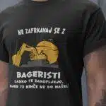 Ne Zafrkavaj Se z Bageristi — tisk na majico