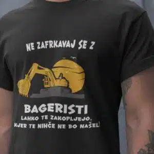 Ne Zafrkavaj Se z Bageristi — tisk na majico