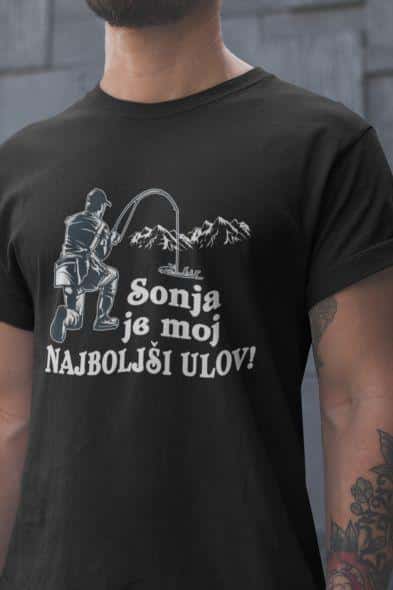 Je moj najboljši ulov [IME PO ŽELJI] — tisk na majico