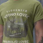 Majica Vedno Lovec Nikoli Plen — tisk na majico