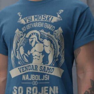 Majica Samo Najboljši So Rojeni - Junij — detajl natisa