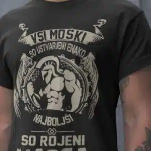 Majica Najboljši So Rojeni Marca — tisk na majico