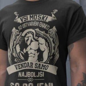 Majica Samo Najboljši So Rojeni - AVGUST — tisk na majico