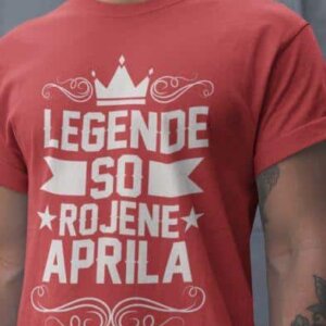 Majica Legende So Rojene - Aprila — detajl natisa