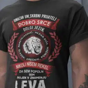 Majica Horoskop Lev — tisk na majico