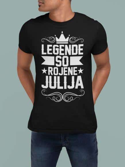 Majica Legende So Rojene Julija — tisk na majico