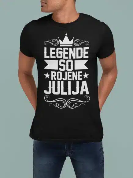 Majica Legende So Rojene Julija — tisk na majico
