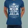 Majica Legende So Rojene Julija — detajl natisa
