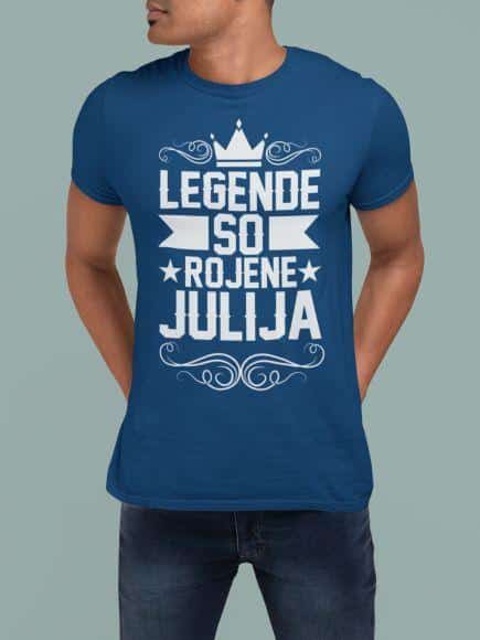 Majica Legende So Rojene Julija — detajl natisa