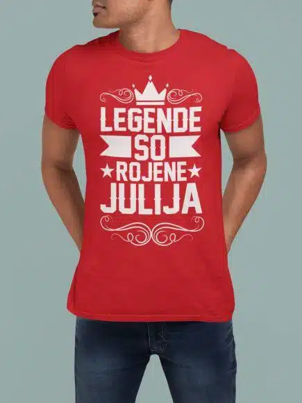 Majica Legende So Rojene Julija — različica 3