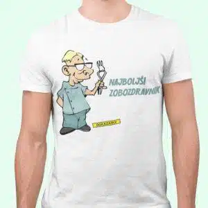 Majica Najboljši Zobozdravnik — tisk na majico