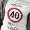 Majica Nisem 40 sem 18 z 22 leti Izkušenj — tisk na majico