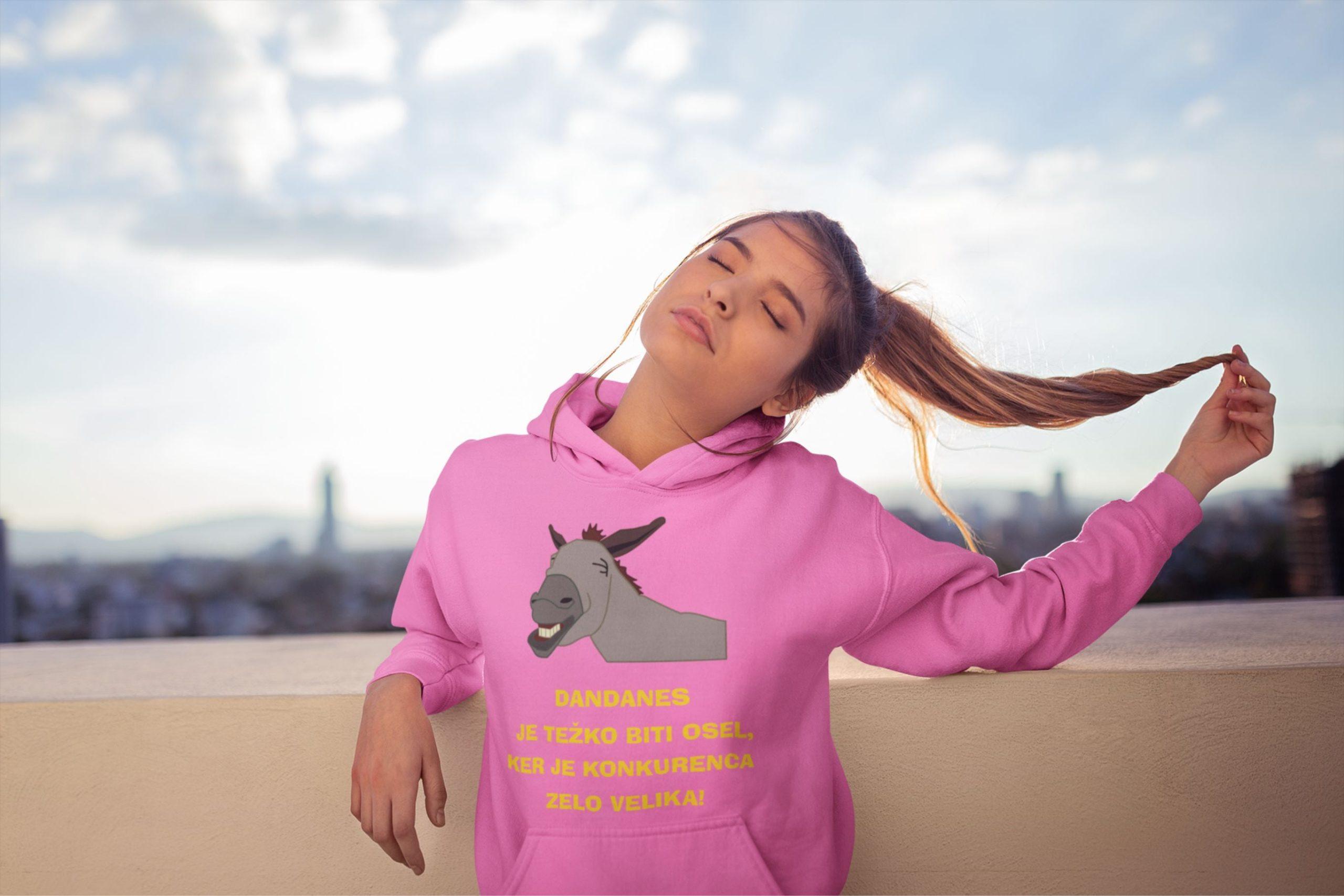 Jopica Težko Je Biti Osel — tisk na majico