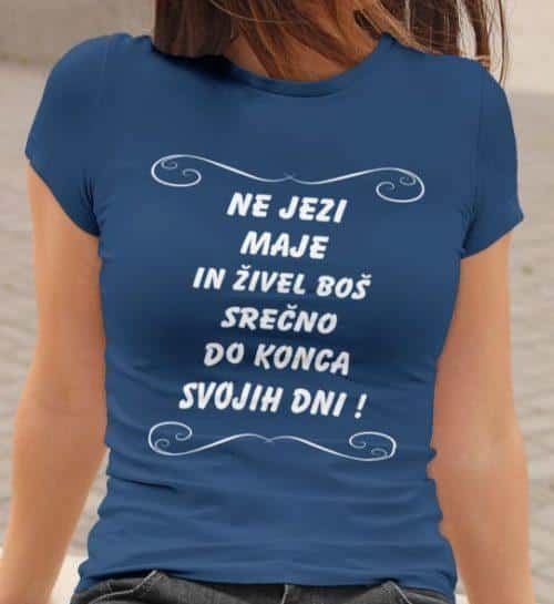 Ne jezi [IME PO ŽELJI] in živel boš srečno do konca svojih dni — detajl natisa