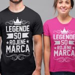 Majica Legende So Rojene - Marca — tisk na majico