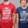 Majica Legende So Rojene - Marca — detajl natisa